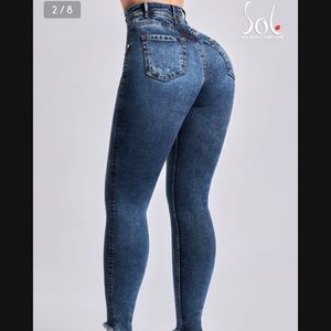 Sol Beauty and care Jeans Size 2 waist/ 12 hips